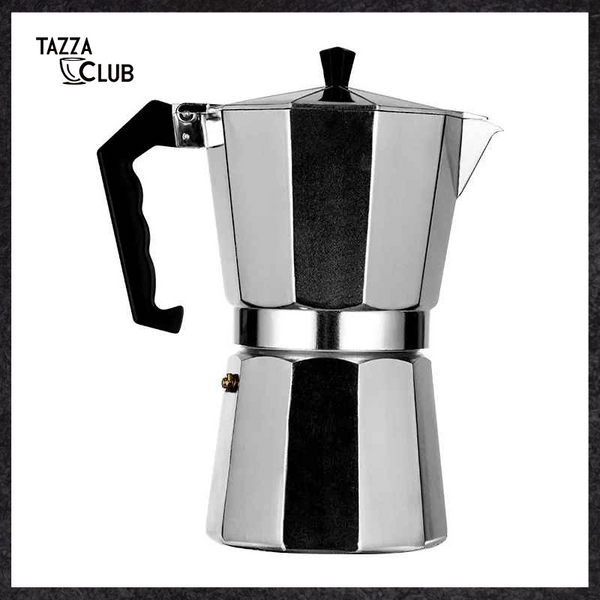 Retro Stainless Steel Moka Pot 600ml